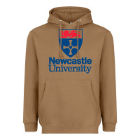 Toasted Coconut Newcastle College Heavyweight Hoodie - DesigneFamous