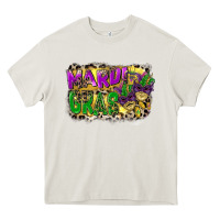 Cream mardi gras Heavy Core Tee - CowGirlArtShop