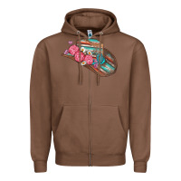 Chestnut cowboy hat Zipper Hoodie - AdoDesignShop