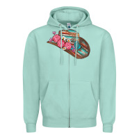 Seafoam cowboy hat Zipper Hoodie - AdoDesignShop