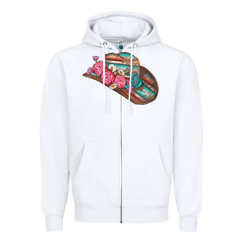 Cowboy Hat Zipper Hoodie by AdoDesignShop | Teevron