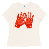 Bone receiver gloves fa element 1 Ladies Tee - FaDigitalArtStudio