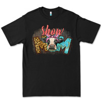 Black Show mom cow Premium Tee - CowGirlArtShop