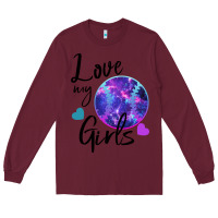 Burgundy I Love My Softball Girl Long Sleeve Tee - Bettercallsaul