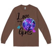 Chestnut I Love My Softball Girl Long Sleeve Tee - Bettercallsaul