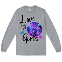 Heather Grey I Love My Softball Girl Long Sleeve Tee - Bettercallsaul