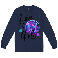 Navy I Love My Softball Girl Long Sleeve Tee - Bettercallsaul