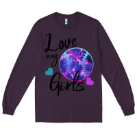 Plum I Love My Softball Girl Long Sleeve Tee - Bettercallsaul