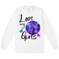 White I Love My Softball Girl Long Sleeve Tee - Bettercallsaul