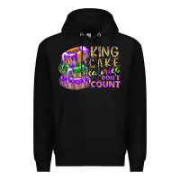 Black king cake calories dont count Premium Hoodie - RacoonDesign