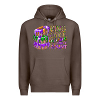 Coffee king cake calories dont count Premium Hoodie - RacoonDesign