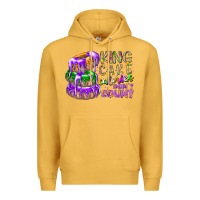 Mustard king cake calories dont count Premium Hoodie - RacoonDesign