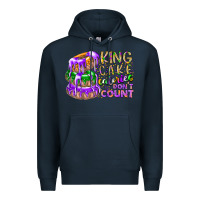 Navy king cake calories dont count Premium Hoodie - RacoonDesign
