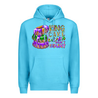 Ocean Blue king cake calories dont count Premium Hoodie - RacoonDesign