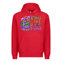 Red king cake calories dont count Premium Hoodie - RacoonDesign