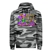 Slate Camo king cake calories dont count Premium Hoodie - RacoonDesign