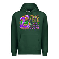 Sports Green king cake calories dont count Premium Hoodie - RacoonDesign