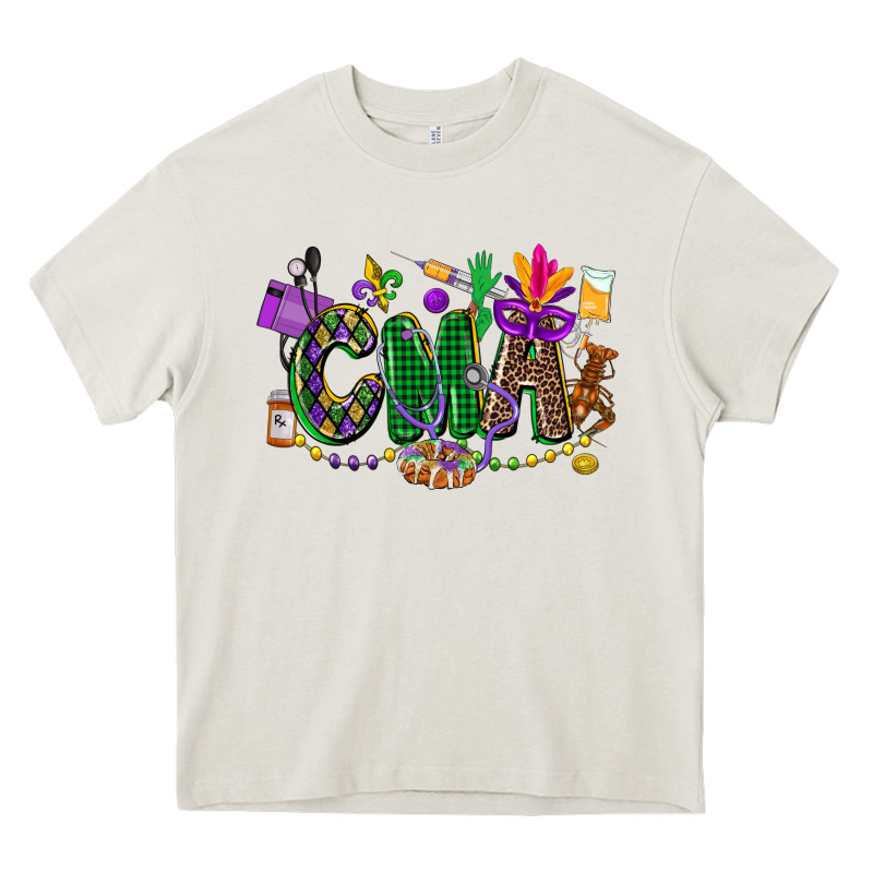 Cma Mardi Gras Cowgirl Heavy Core Tee by CowGirlArtShop | Teevron