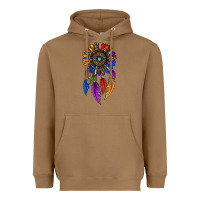 Toasted Coconut pride sunflower dreamcatcher Heavyweight Hoodie - JahusDesignShop