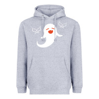 Heather Grey genshin impact hu tao  spirit ghost art lightweight Heavyweight Hoodie - DesigneFamous