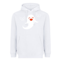 White genshin impact hu tao  spirit ghost art lightweight Heavyweight Hoodie - DesigneFamous