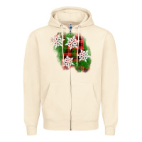 Sandshell christmas patch Zipper Hoodie - AdoDesignShop