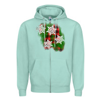 Seafoam christmas patch Zipper Hoodie - AdoDesignShop