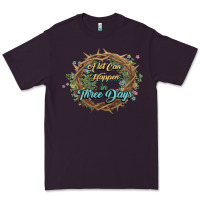 Plum Crown of thorns Easter Day Premium Tee - HowdyJamesFarm