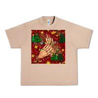 Burro christmas nails and trees with leopard and plaid seamless pattern bbs Urban Heavy Tee - BundleAndBundleShop