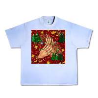 Christmas Nails And Trees With Leopard And Plaid Seamless Pattern Bbs Urban Heavy Tee | Teevron