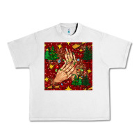 Lunar Rock christmas nails and trees with leopard and plaid seamless pattern bbs Urban Heavy Tee - BundleAndBundleShop