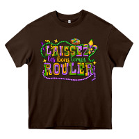 Chocolate Brown laissez les bons temps router Heavy Core Tee - CowGirlArtShop