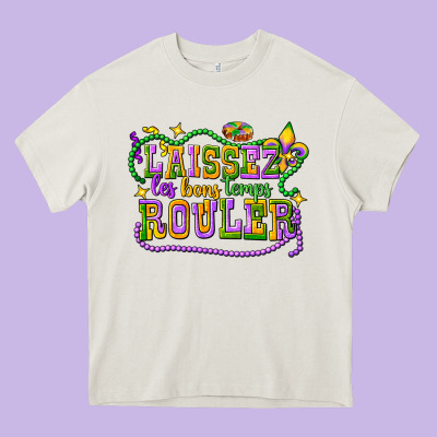 Laissez Les Bons Temps Router Heavy Core Tee Designed By Cowgirlartshop