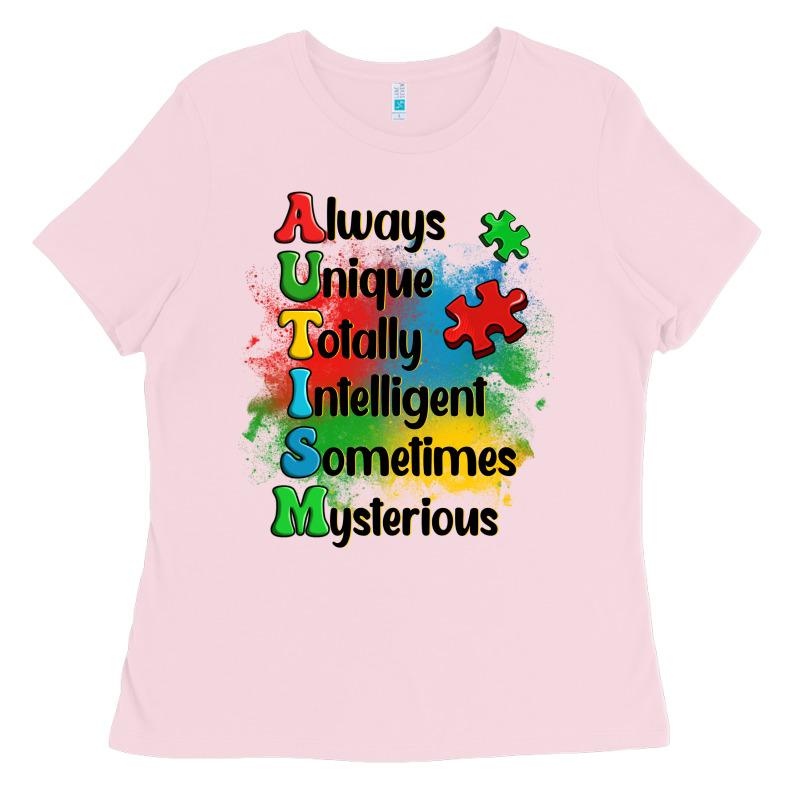 Always Unique Autism Ladies Tee by OliviaCreatesArt | Teevron