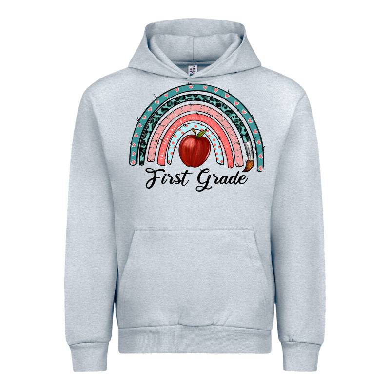 First Grade Rainbow Urban Hoodie by RanaPortraitStore | Teevron