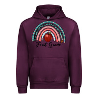 Mauve Wine first grade rainbow Urban Hoodie - RanaPortraitStore