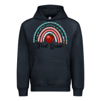 Navy first grade rainbow Urban Hoodie - RanaPortraitStore