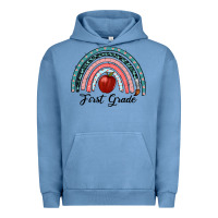 Pigment Pebble Blue first grade rainbow Urban Hoodie - RanaPortraitStore