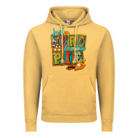 Vintage Mustard Just Here For The Pie Vintage Hoodie - FaDigitalArtStudio