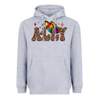 Heather Grey ally Heavyweight Hoodie - JahusDesignShop