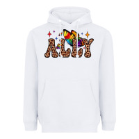 White ally Heavyweight Hoodie - JahusDesignShop
