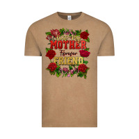 Vintage Coffee First my mother forever my friend Mother's Day Vintage Tee - FaDigitalArtStudio