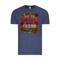 Vintage Denim First my mother forever my friend Mother's Day Vintage Tee - FaDigitalArtStudio