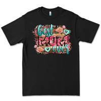 Black Best Mom ever Mother's Day Premium Tee - CowGirlArtShop