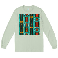 Matcha native american aztec seamless pattern 5 Long Sleeve Tee - BundleAndBundleShop