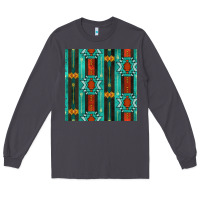 Smoke native american aztec seamless pattern 5 Long Sleeve Tee - BundleAndBundleShop
