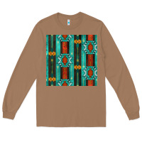 Toasted Coconut native american aztec seamless pattern 5 Long Sleeve Tee - BundleAndBundleShop