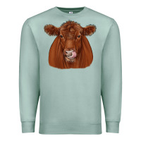 Seafoam red angus Premium Sweatshirt - JahusDesignShop