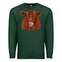Sports Green red angus Premium Sweatshirt - JahusDesignShop