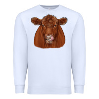 White red angus Premium Sweatshirt - JahusDesignShop